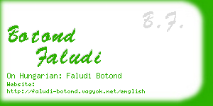 botond faludi business card